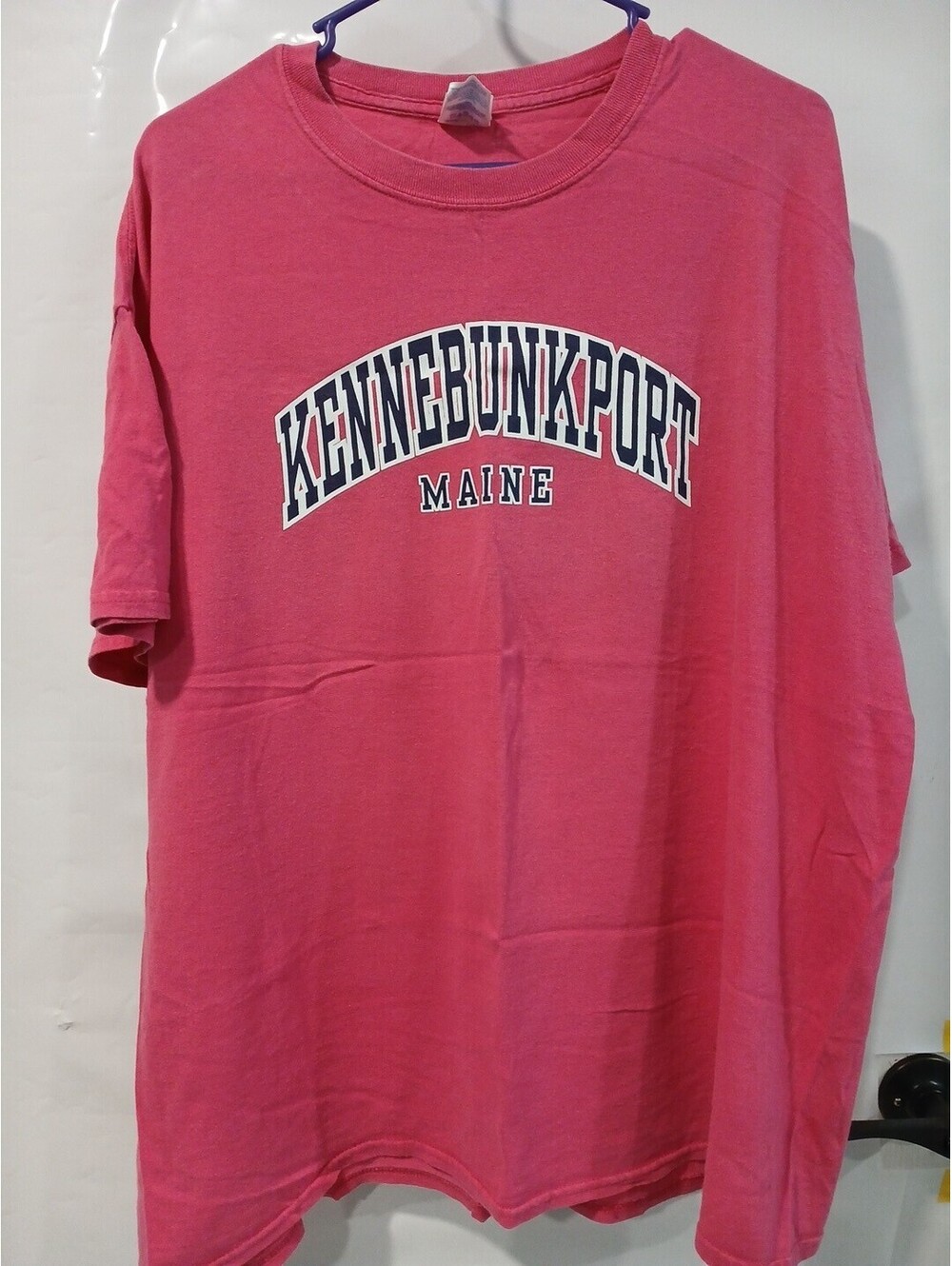 Kennebunkport Maine Pink T-Shirt XL
